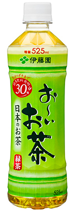 「お～いお茶 緑茶」525mlペットボトル