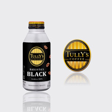 TULLY'S COFFEE BARISTA'S BLACK ボトル缶 390ml 商品画像